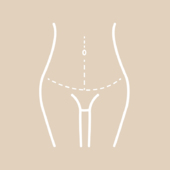 Narben nach der Korrektur